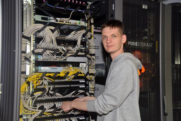 IT-Lehrling Andre Köllemann